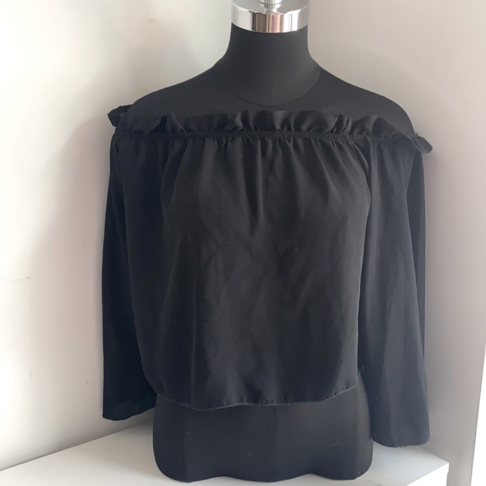 Black Crop Top